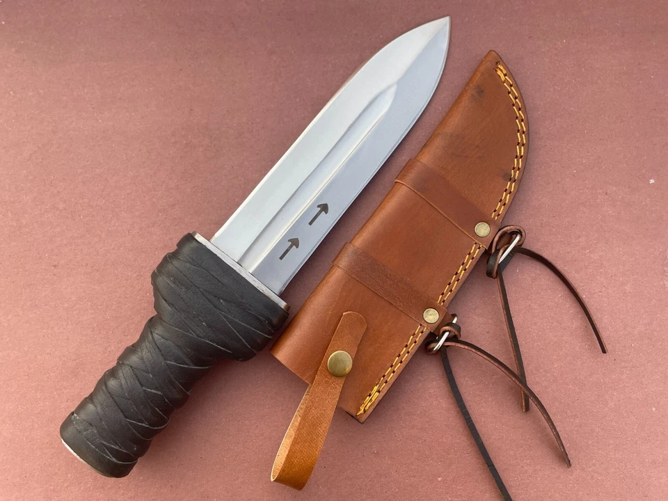 Handmade Thorfinn Dagger KNIFE, Anime Vinland Saga Carbon Steel HUNTING Knife - Image 3 of 4