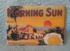 MORNING SUN CITRUS CRATE LABEL 2"x3" MAGNET Sunkist FM4