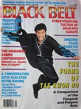 RARE 1/93 BLACK BELT GEORGE DILLMAN SEIYU OYATA KARATE KUNG FU MARTIAL ARTS