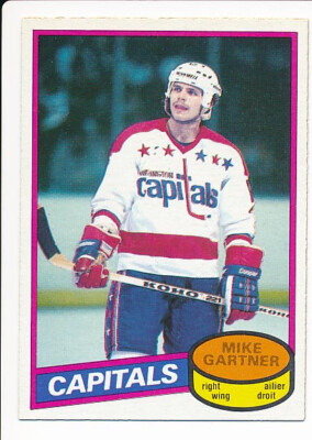 1980-81 O-Pee-Chee #195 MIKE GARTNER - RC Rookie Card - Washington Capitals