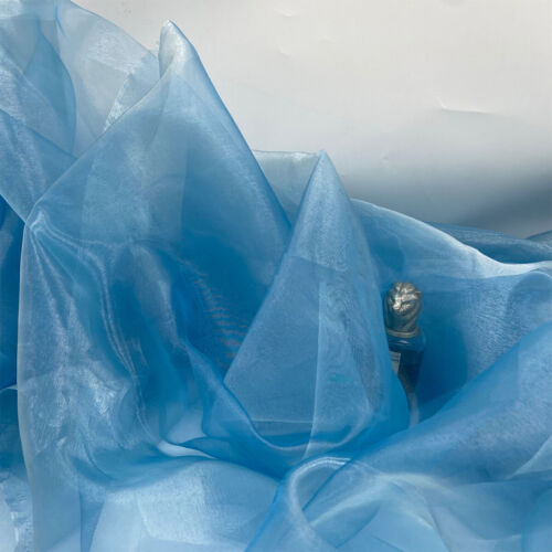 Shiny Colorful Gradient Organza Fabric Transparent Flash Iridescent Gauze Fabric - Picture 20 of 40