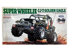 MARUI 1/10 RC SUPER WHEELIE CJ-7 GOLDEN EAGLE VINTAGE RARE