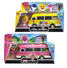 Pinkfong Kindergarten School Bus Baby Shark Pinkfong Figure Random Color  K-Toy