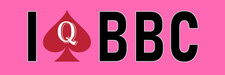 I Love BBC Sticker Fun QOS I Heart Big Black Queen of Spades