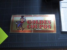 Willy Wonka Golden Ticket Coupon rare 1970s