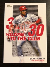 Barry Larkin 2023 Topps Series 1 Welcome to the Club #WC-12 Cincinnati Reds HOF