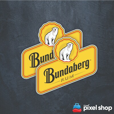 12cm X 9cm BUNDABERG RUM Bundy STICKER Free Post In Australia - Foto 8