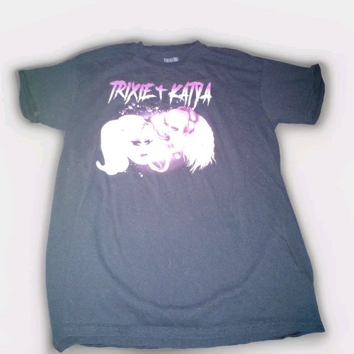 TRIXIE & KATYA Graphic T-Shirt Size Medium Drag Queen Lgbtq Men Women Oh Honey - Picture 2 of 3