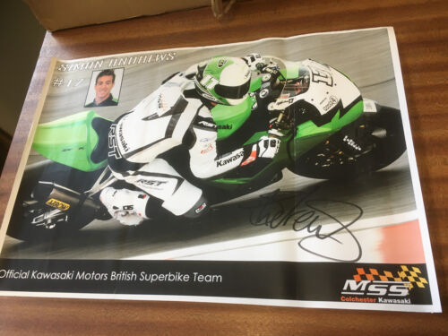 Simon Andrews Hand Signed A3 Poster. - Afbeelding 1 van 1