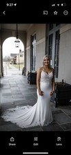mermaid wedding dress size 8