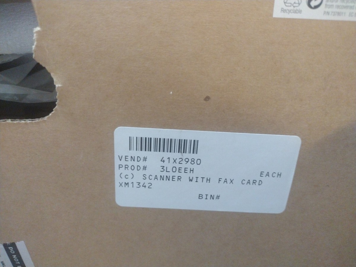 Scanner with fax card (MB3442, MX431, XM1342) Lexmark 41x2980 | eBay