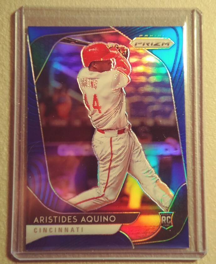 2020 Panini Prizm Blue Refractor Parallel #140 ARISTIDES AQUINO RC