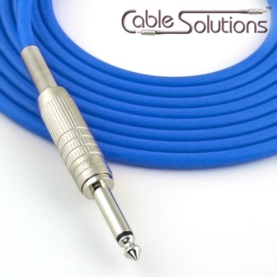 Canare GS-6 Low Noise OFC Guitar/Instrument Cable, Hand-Crafted, 30m, Blue