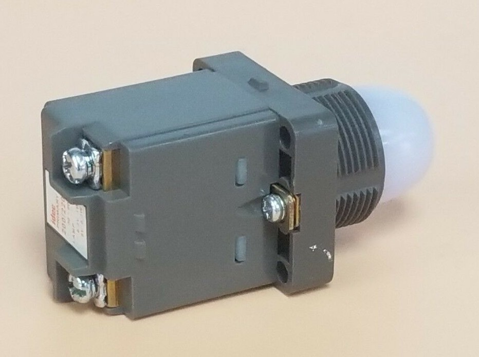 IDEC APN126DNW PILOT LIGHT ASSEMBLY, APN W/ TWR, WHITE LENS CAP