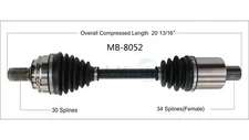 Surtrak Front Driver Left CV Axle Shaft For Mercedes CL550 CLS63 AMG  E63 AMG