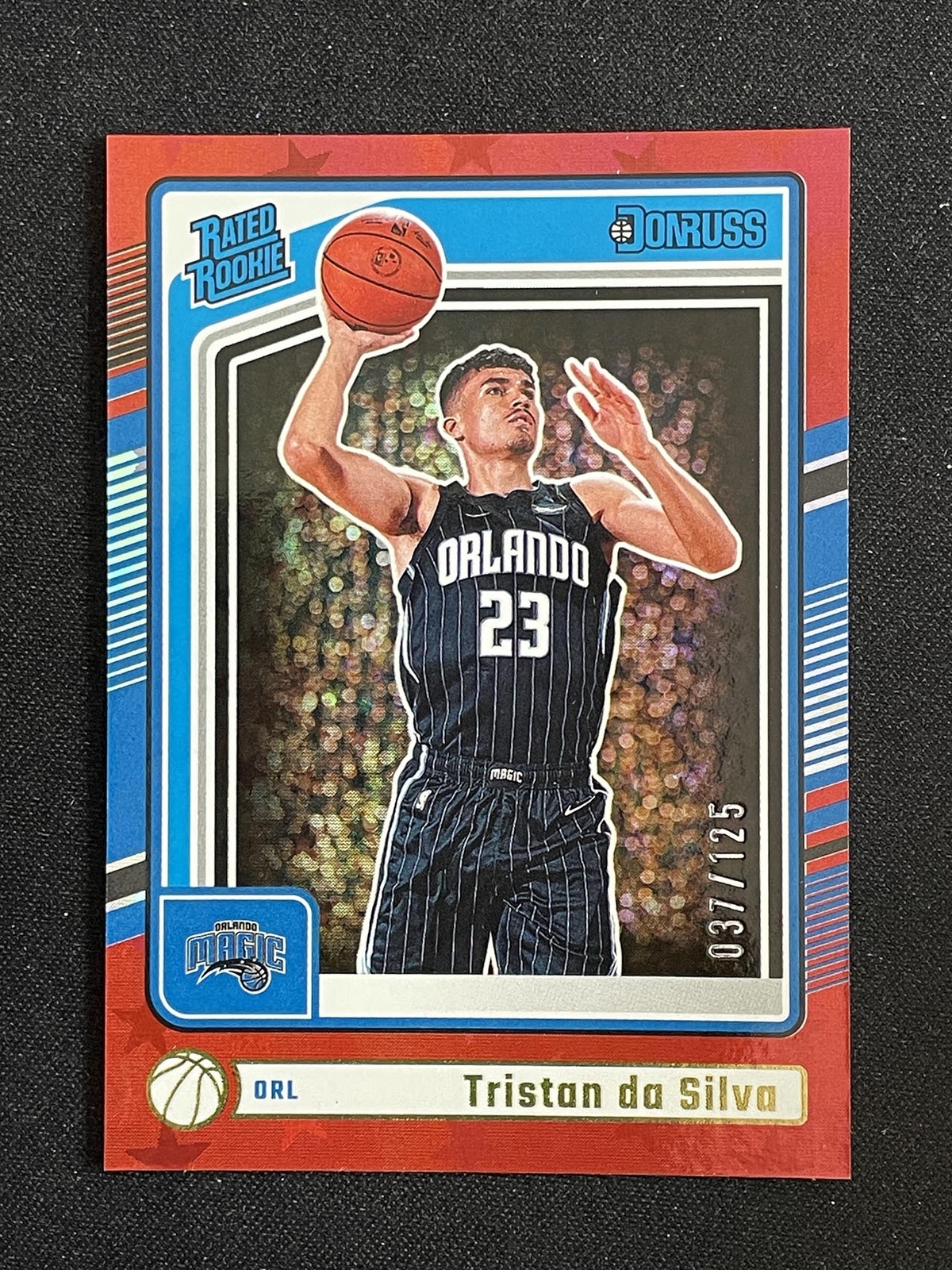 Tristan Da Silva 2024-25 Panini Donruss Rated Rookie Red Stars 037/125 RC #203