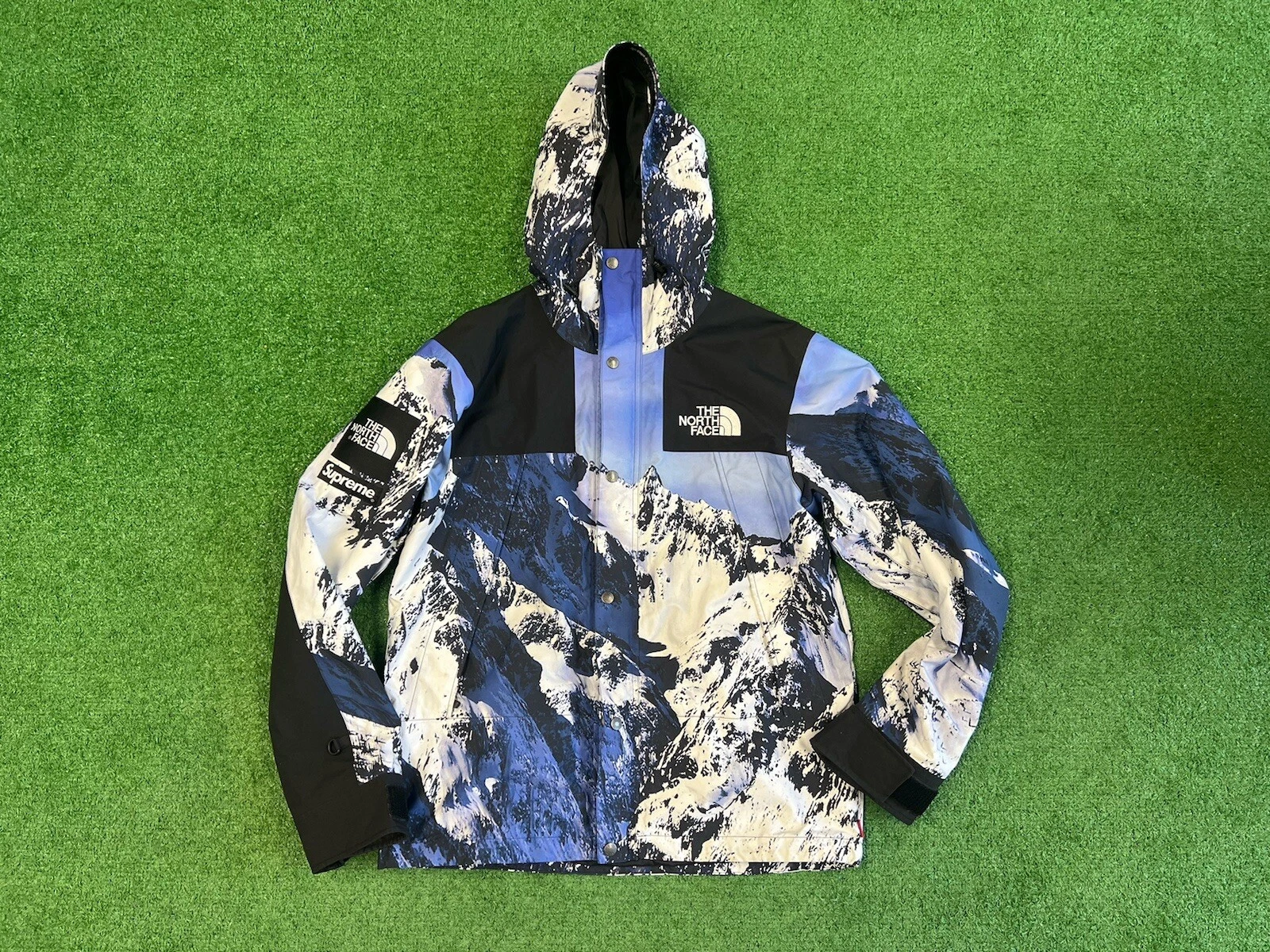 Veste parka Supreme The North Face Mountain bleu moyen manteau de ski moyen OG