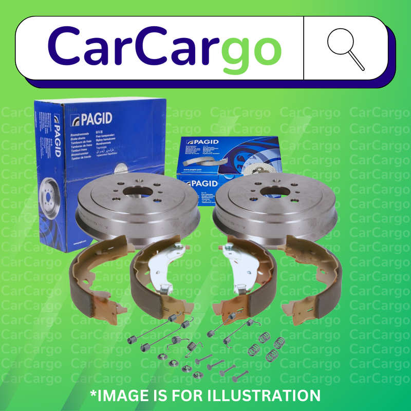Pagid Brake Drums Brake Shoes Fitting Kit Citroen C3 1.4 / 1.6 Diesel 2002-2009