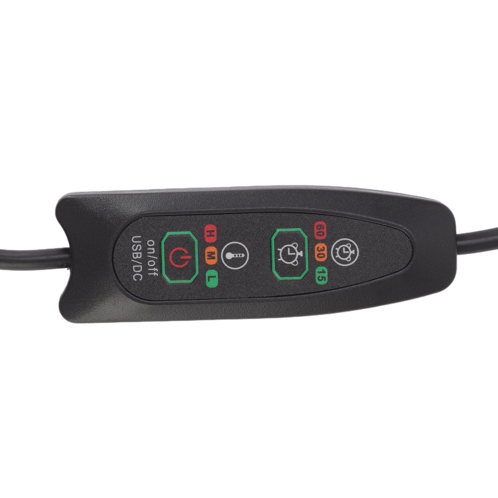 (Black) USB Portable Heating Pad Temperature Control Timing Heat Evenly