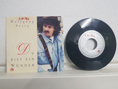 Wolfgang Petry  Du bist ein Wunder 1992 Single 7'' Jessica Wahnsinn Bronze Silber