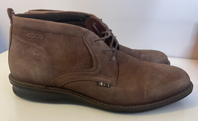Ecco Mens mink color low cut boot comfort boot 632094 Sz 45 11-11.5