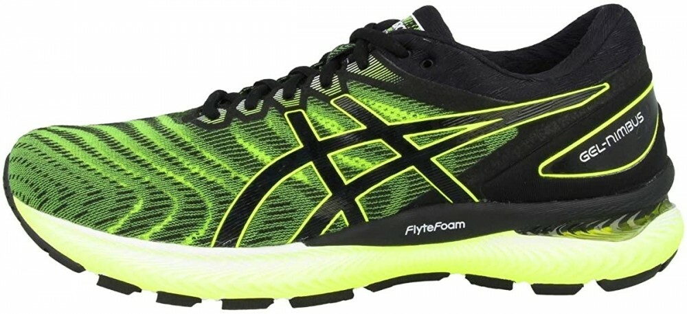 Asics Running Shoes GEL-NIMBUS22 1011A680 Safety Yellow / Black With Tracking-image