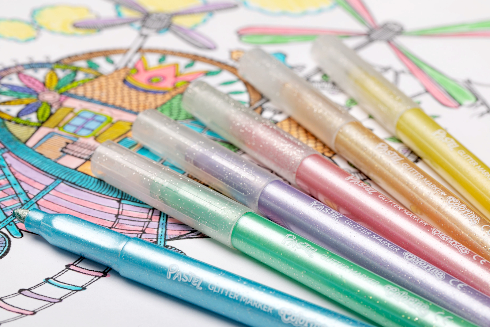 Markers COLORINO Pastel, 6 glossy colors, 1pcs-image