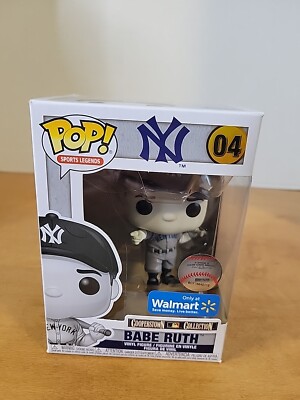 Funko Pop New York Yankees Babe Ruth Walmart Exclusive 04 Cooperstown ...
