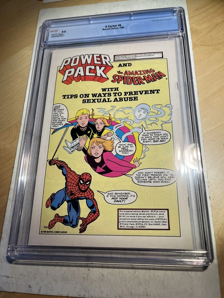 X-FACTOR #6 DIRECT | CGC 9.0 | 1ST APPEARANCE APOCALYPSE | 1986 MARVEL - Image 2 of 2