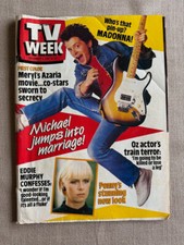 Vintage television - "Australian TV Week" Dec 1987 John Farnham Madonna pinup