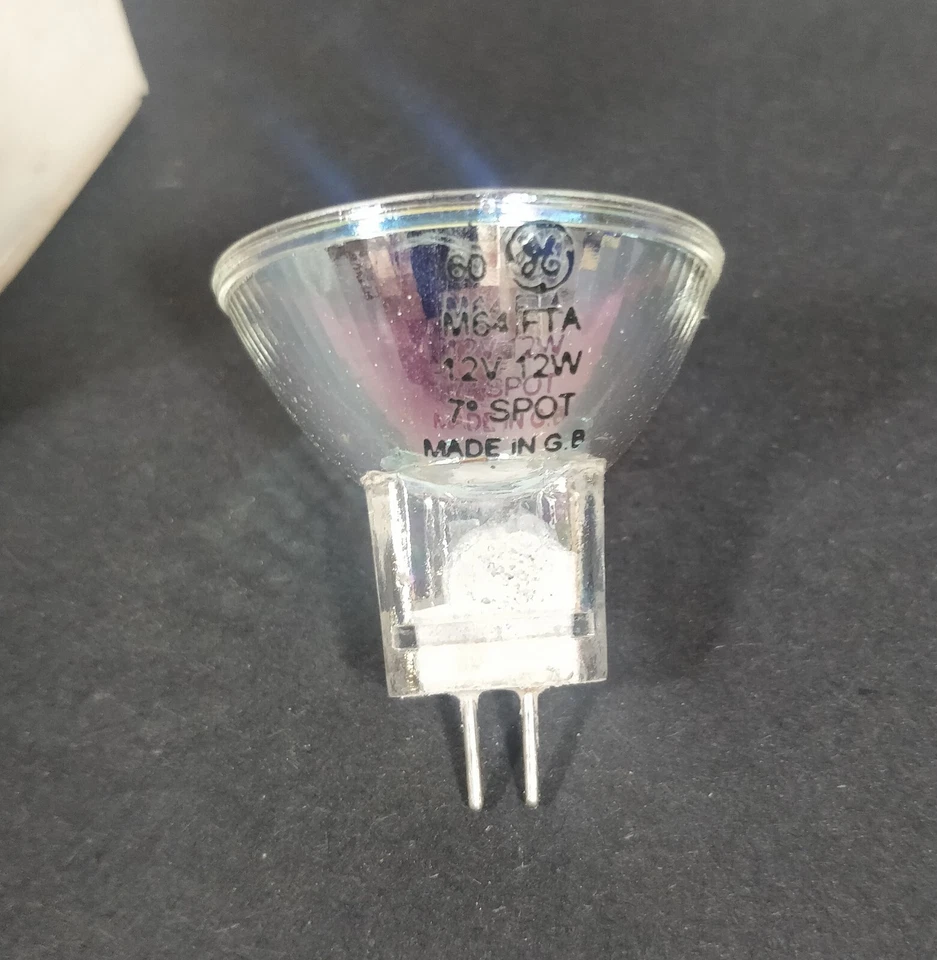 GE Precise 30759 M64-FTA MR11 35mm 12v Halogen Light Bulb 12w 7D Spot Open Front - Image 2 of 3