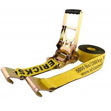 Erickson 58520 3" x 30' Multiplier Ratchet Tie-Down Strap with Flat Hooks