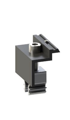 Q.MOUNT Endklemme Click mit Pin 30 - 42 mm schwarz 1 Stück