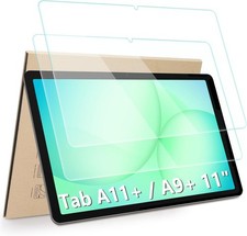 Tempered Glass Screen Protectors 2-Pack for Samsung Galaxy Tab A11 /A9 11