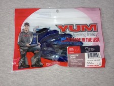 YUM Christie Craw 3.5" Black Blue Shadow Crawfish Texas Rig Deep Water New Seale