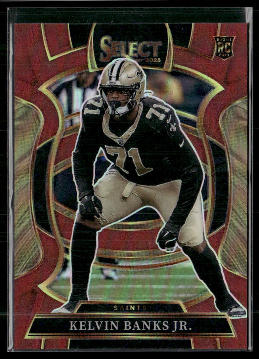 2025 Panini Select #42 Kelvin Banks Jr. Maroon Prizm #/149