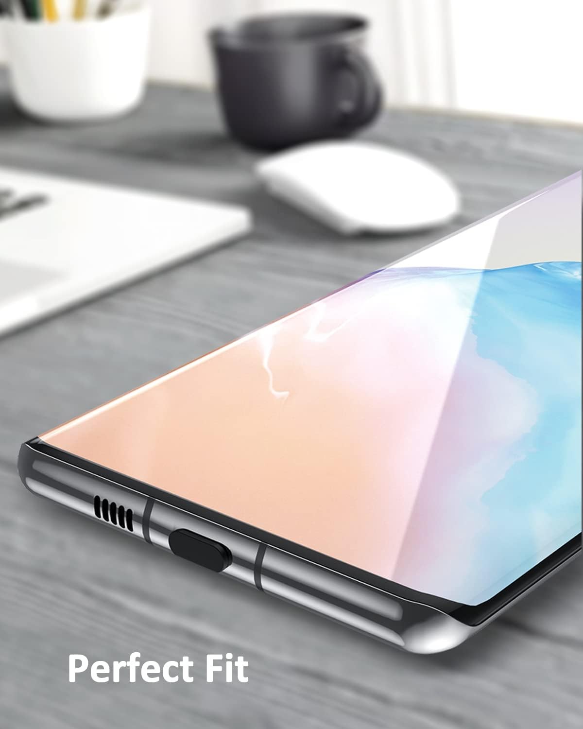 20Pcs USB C Dust Plug, Silicone Anti Plug Cover + Portable 20 Black 