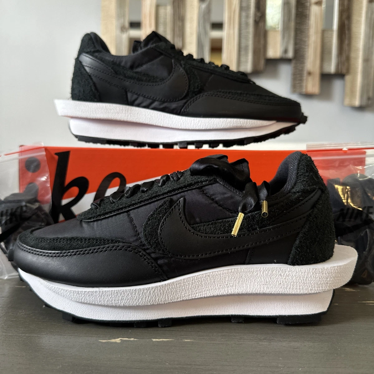 Nike LDWaffle/Sacai ブラック 6.5 UK 24.5 サカイ Nike sacai x LDWaffle Black Nylon for Sale | Authenticity