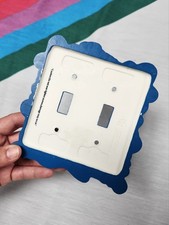 Placa De Interruptor De Navidad – Dedo De Resina Brillante – Doble O Única – Enchufe Envolvente Decorativo