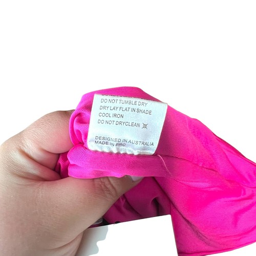 NWT Hello Molly Changed My Name Dress Hot Pink One Shoulder Ruched Size US 6 - Picture 11 of 11