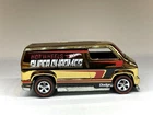 Hot Wheels 77 Dodge Van Super Chromes  Gold Chrome CUSTOM MADE REDLINE