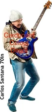 Carlos Santana Guitarist LIFE SIZE Cardboard Cutout with Free Shipping