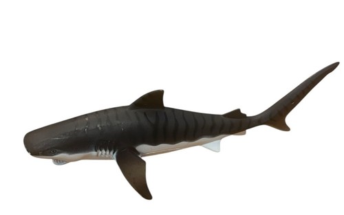 TIGER SHARK Figure PVC Toy Ocean Marine Model 5.5" long - Picture 2 of 2