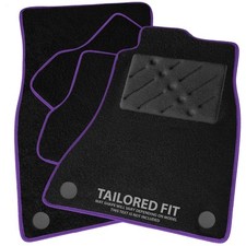 To fit Maserati Quattroporte 2004-2012 Tailored Black Car Mats [BRW]