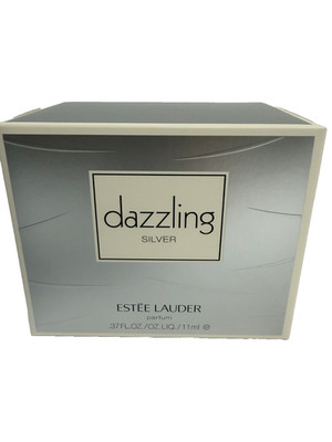 Dazzling Silver Estee Lauder Pure Perfume .37 oz 11 ml Original 1998 Vintage NIB