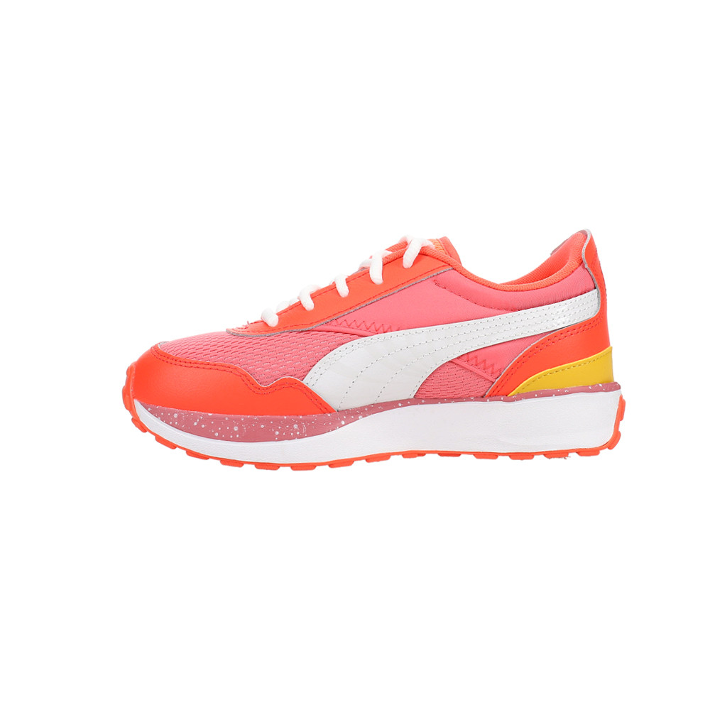 PUMA Cruise Rider Brain Freeze Lace Up Youth Girls Orange