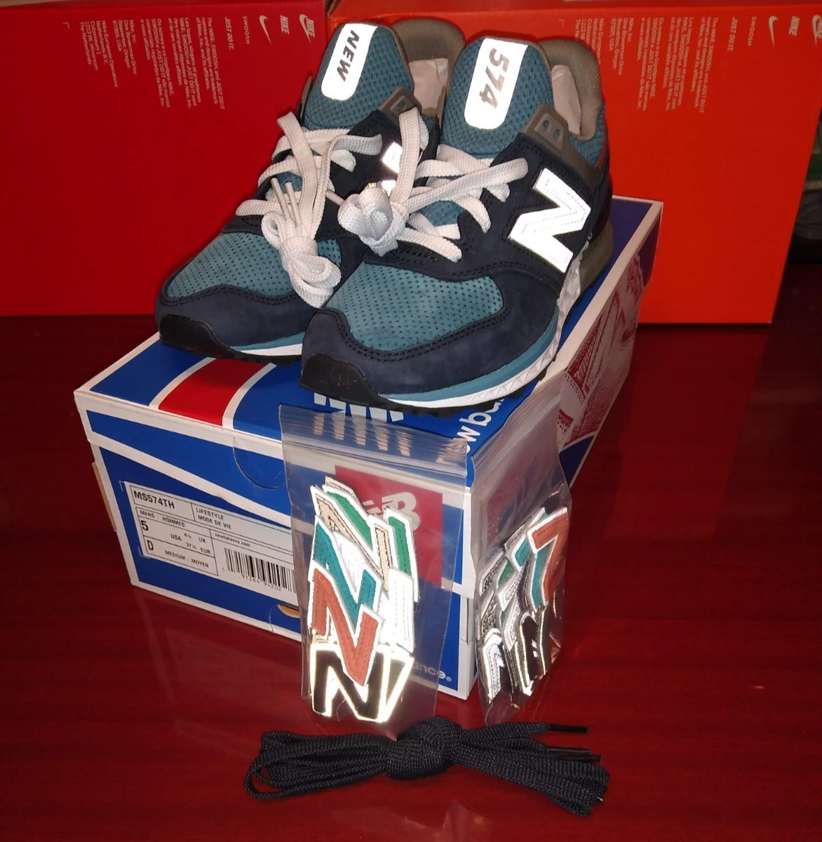 New Balance Ronnie Fieg x Dover Street Market x 574 Sport Navy for 