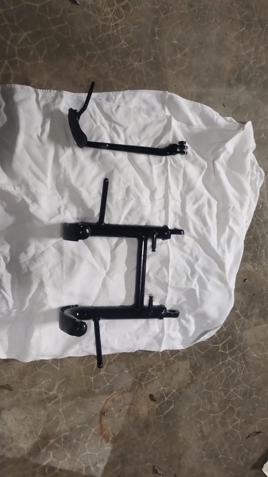 Kit béquille centrale et latérale d'origine Moto Guzzi pour atelier et garage