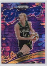 2024 Panini Prizm WNBA Groovy Blue Pulsar Prizm 79/199 Dorka Juhasz #4 13kb