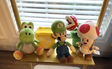 World Of Nintendo Super Mario Plush  Set Of 5...